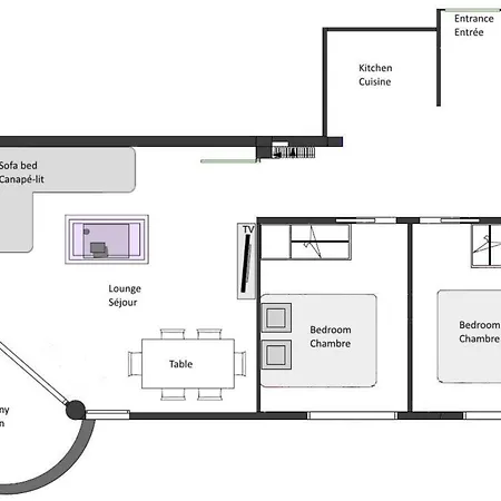 דירה Centre - With Balcony And Stunning Sea View!
